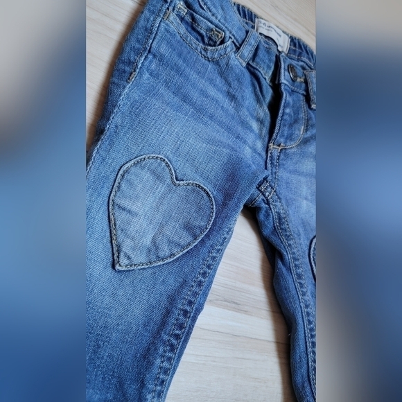 BABY Gap jeans | 3-6 month | heart knee detailing | - Picture 2 of 8